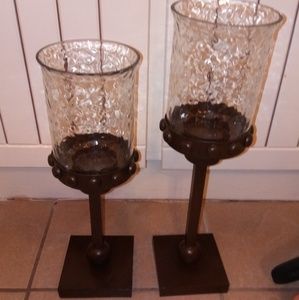 Candle holders set